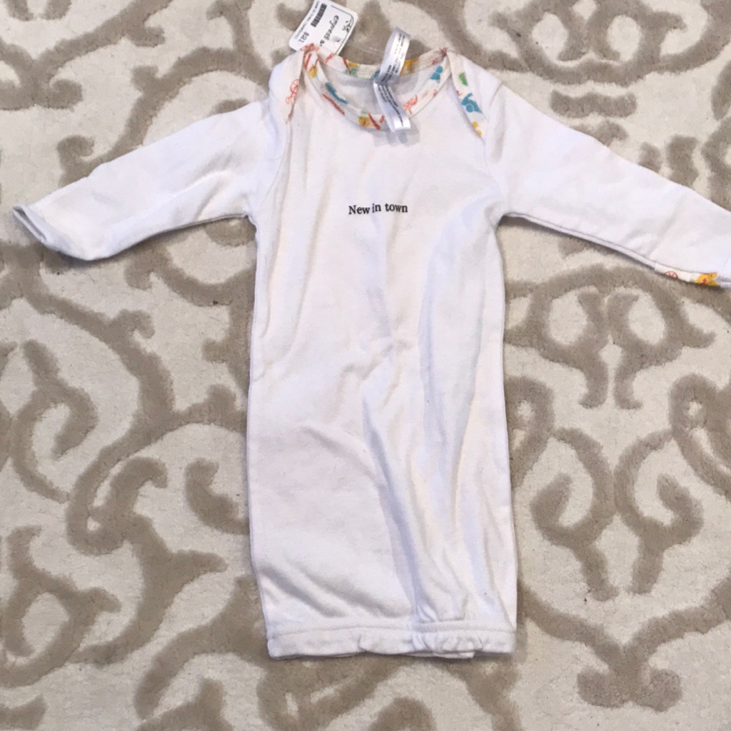 New In Town Baby Gown